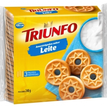 BAGLEY BISC. TRIUNFO AMANTEIGADO LEITE 248G