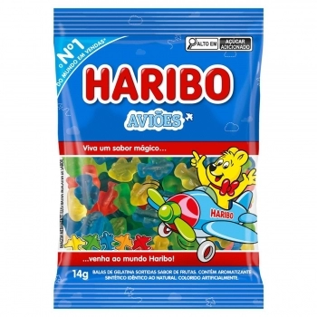 HARIBO BALA GELAT 14G AVIÕES