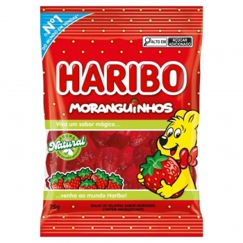 HARIBO BALA GELAT 75G MORANGUINHOS