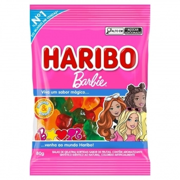 HARIBO BALA GELAT 80G BARBIE FRUTAS
