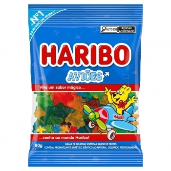 HARIBO BALA GELAT 80G AVIÕES