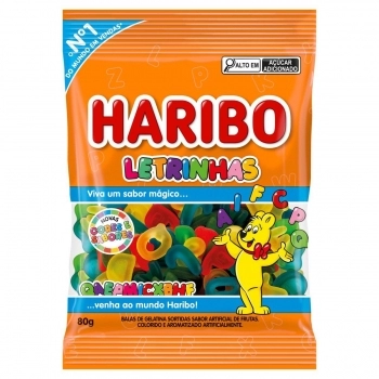 HARIBO BALA GELAT 80G LETRINHAS