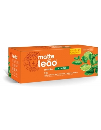 LEAO CHA MATTE SAQ. LIMAO 25X1,2G