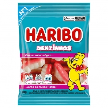 HARIBO BALA GELAT 80G DENTINHOS