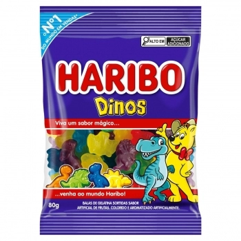 HARIBO BALA GELAT 80G DINOS