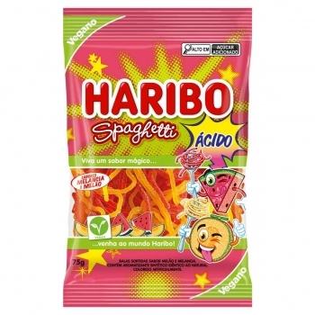 HARIBO BALA SPAGHETTI 75G MELAO E MELANCIA