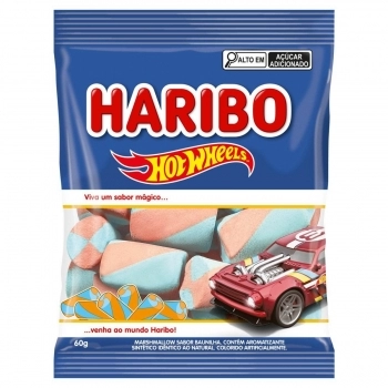 HARIBO CHAMALLOWS 60G HOT WHEELS