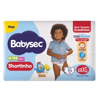 SOFTYS FRALDA BABYSEC SHORTINHO ULTRA MEGA XXXG C/16