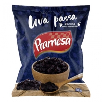PRAMESA UVA PASSA ESCURA S/ SEMENTE 200G