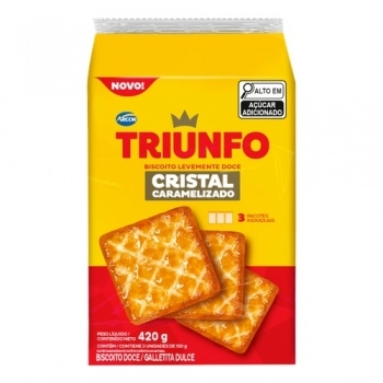 BAGLEY BISC. TRIUNFO CRISTAL CARAMELIZADA 420G