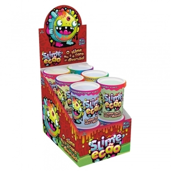 KIDSZONE BRINQ. SLIME ECAO 110G DP/12 UNID / 1074-A