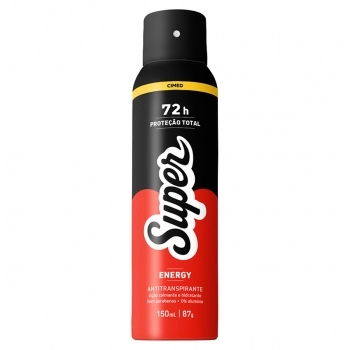 CIMED SUPER MEN DESOD. AERO 150ML ENERGY 72H