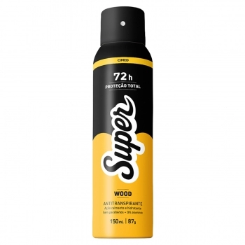 CIMED SUPER MEN DESOD. AERO 150ML WOOD 72H