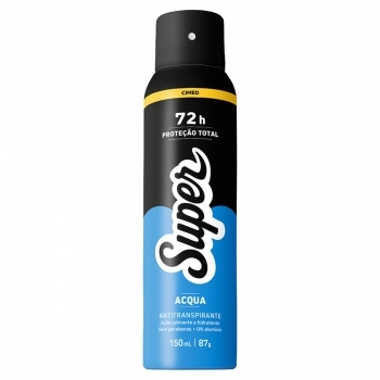 CIMED SUPER MEN DESOD. AERO 150ML AQUA 72H