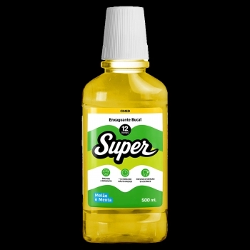 CIMED SUPER ENXAG. BUCAL C/FLUOR 500ML MELAO E MENTA