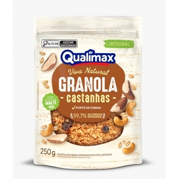 QUALIMAX GRANOLA C/ CASTANHAS 250G