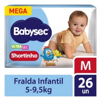 SOFTYS FRALDA BABYSEC SHORTINHO ULTRA MEGA M C/26
