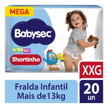 SOFTYS FRALDA BABYSEC SHORTINHO ULTRA MEGA XXG C/20