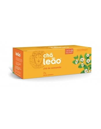 LEAO CHA CAMOMILA 25 SAQ / 25G