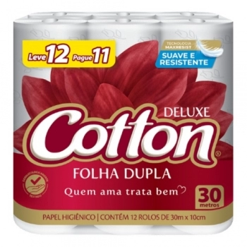 SOFTYS PAPEL HIG. 30M COTTON COMPACT FOLHA DUPLA L12/P11