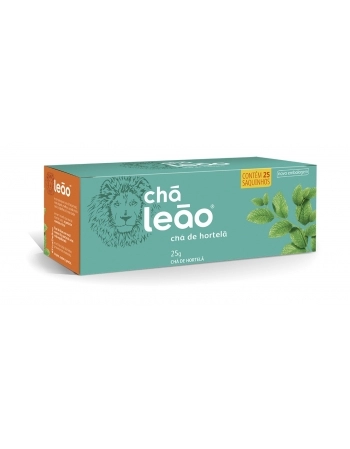 LEAO CHA HORTELA 25 SAQ / 25G