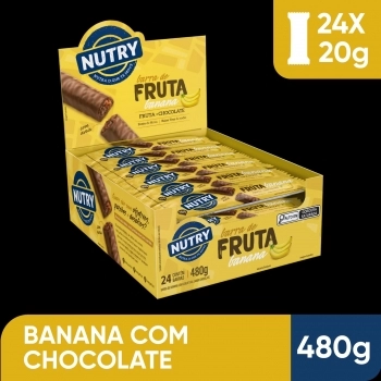 NUTRY BARRA FRUTA 24X20G FRUTAS VERMELHAS*