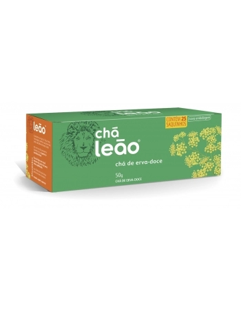 LEAO CHA ERVA DOCE 25 SAQ / 40G