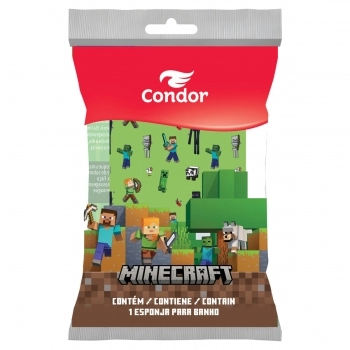 CONDOR BEL ESPONJA BANHO INF MINECRAFT / 8304