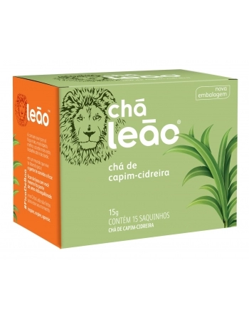 LEAO CHA CIDREIRA 15 SAQ / 15G