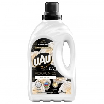 INGLEZA LAVA ROUPAS LIQUIDO UAU CHA BRANCO 2700ML