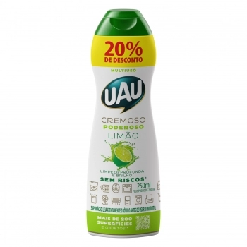 INGLEZA MULTIUSO UAU CREMOSO LIMAO 250ML 20% GRATIS