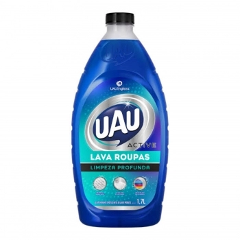 INGLEZA LAVA ROUPAS LIQUIDO UAU ACTIVE 1700ML