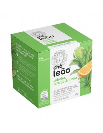 LEAO CHA_ CIDREIRA+LARANJA+LIMAO 10X1,6G