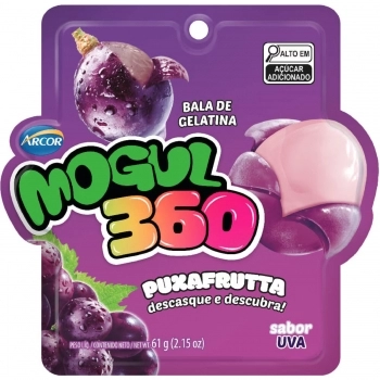 ARCOR BALA GELATINA MOGUL 360 UVA 12X61G
