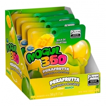 ARCOR BALA GELATINA MOGUL 360 MANGA 10X26G