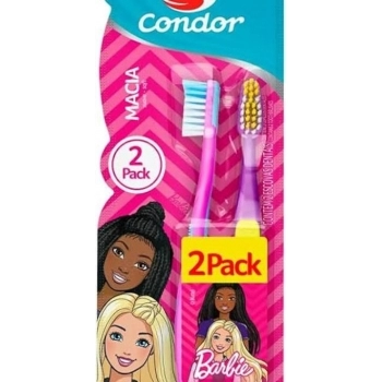 CONDOR HIG ESC DENTE INF BARBIE JR-PACK C/2 / 8260-0