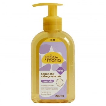 CIMED JOAO E MARIA SABONETE LIQUIDO BABY 200ML GLICERINA