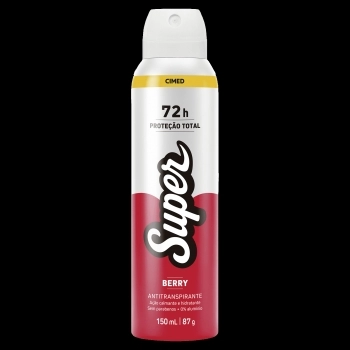 CIMED SUPER DESODORANTE AERO 150ML BERRY 72H