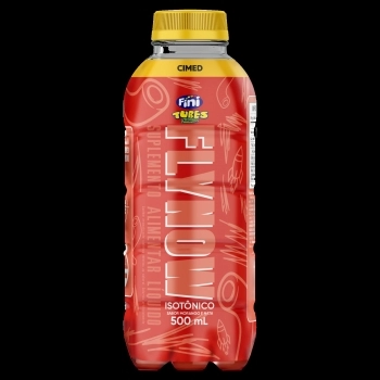 CIMED ISOTONICO FLYNOW FINI 500ML TUBES MORANGO ACIDO