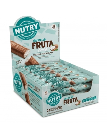NUTRY BARRA FRUTA 24X19G COCO + CHOC