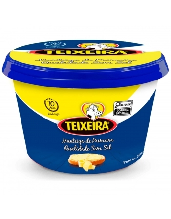 TEIXEIRA MANTEIGA POTE S/ SAL 200G