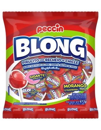 PECCIN PIRULITO BLONG 672G MORANGO