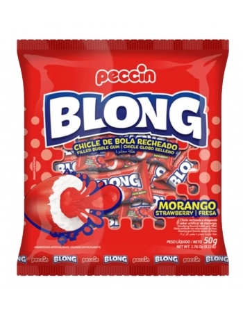 PECCIN SM CHICLE BLONG 50G MORANGO