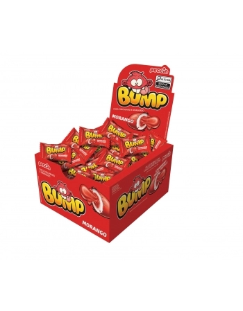 PECCIN CHICLE BUMP MORANGO 40UN