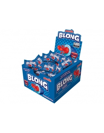 PECCIN CHICLE BLONG BLUE/FRAMBOESA DP/40UN