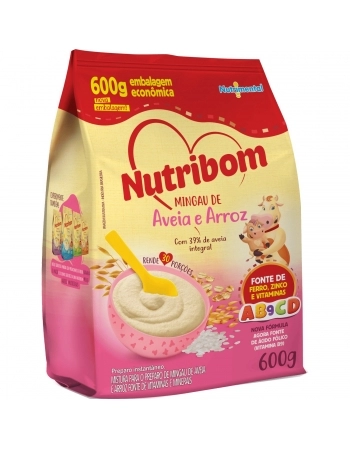 NUTRY MINGAU NUTRIBOM ARROZ 600G