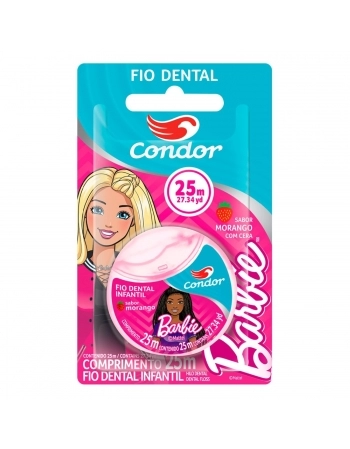 CONDOR HIG FIO DENTAL INF BARBIE 25M / 3407