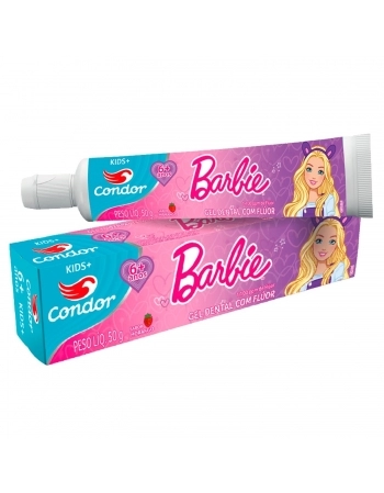 CONDOR HIG GEL DENTAL INF BARBIE KIDS+ / 3511