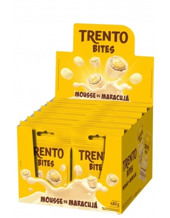 PECCIN WAFER BITES MOUSSE DE MARACUJA 12X40G