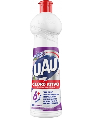 INGLEZA LP CLORO ATIVO UAU 6 EM 1 LAVANDA SQUEEZE 500ML